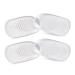 Heel Cushion Pads GEL Self-Adhesive Thick Non-slip Insole Women Premium Sports for Spurs and Heel Blister Prevention(Medium) Clear