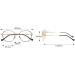 Zhuyiqz Anti-Blue Light Round Reading Glasses | Comfort & Eye Protection for Computer Use | Size +150 Color C4 - Buy Online on GoSupps.com