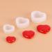 Cabilock 3pcs Peach Heart Silicone Mold Molds for Candles Molds for Resin Stencils for Crafts Heart Shape Silicone Resin Heart Chocolate Heart Baking Silicone DIY Mold Decoration Mold White 7.4x6.8cm White - Buy Online on GoSupps.com