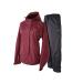 Acme Projects Rain Suit (Jacket + Pants), 100% Waterproof, Breathable, Taped Seam, 10000mm/3000gm, YKK Zipper 38 Burgundy