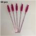 50pcs Shiny Eyelash Brush Disposable Eyebrow Brushes Mascara Wands Applicator Comb Grafting Beauty Makeup Tool Lash Curling - Buy Online on GoSupps.com
