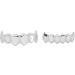 Plating Teeth Brace Brass Serial Number YHYT1046 Silver Teeth Braces Teeth Brace for Halloween Party for Hip Hop Fashion Show for Concert for Birthday Present(Silver) - Buy Online on GoSupps.com