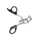 Eyelash curler tweezers for eyelash shaping Kosmetex eyelash curler black-silver