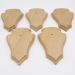 5 Piece REH Trophy Signs - Light Oak Plaques with Pine Compartment | 19x11 cm - Ideal for Awards & Decor | International Shipping - Buy Online on GoSupps.com