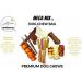 MEGA Mix Dog CHEW Bag - *(Small/Medium Dog)* - All Natural Dog Chews and Treats - Bully Stick - Himalayan Yak Chews - Beef Cheek Rolls - Beef Ears & More - for Dogs - Buy Online on GoSupps.com