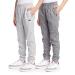 DKNY Boys Sweatpants  2 Pack Basic Active Fleece Jogger Pants (Size: 8-16) Light Grey Heather 8