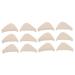 Hemoton 12 Pairs Half Size Padded Toe Plug Shoe Head Pad Boot Insoles Shoe Filler Toe Inserts Thicken Insoles Anti Shoe Insole High Heel High Elastic Sponge Accessories Men and Women