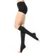 Keephen Medical Knee High Compression Stockings for Varicose Veins & Edema - Grade II (23-32mmHg) - Black Open Toe - Buy Online on GoSupps.com