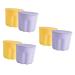 FRCOLOR 6 Sets Pp Washing Bowl Make up Brush Cleaner Makeup Cleaner Kit Brush Clean Bowl Brush Cleaning Tool Makeup Brush Eyeshadow Brush Cleaner Bowl Portable Washer Silica Gel