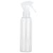 Portable Clear Plastic Spray Bottle 200ml Capacity Fine Mist Sprayer Refillable for Travel Cleaning Gardening Skincare