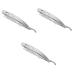 Beavorty 3st safety razor razor with interchangeable blade eyebrow shape tool razor made of steel manual razor spatula man hair clip beard beard