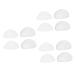 Gatuida 12 Pairs Shoe Inserts Detachable Gel Insoles Women Insoles Gel Shoe Insoles Detachable Insoles Flatfoot Insoles Pu Half Pad