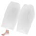 Silicone Shoe Pads Gel Height Extenders Heel Lift Pads Silicone Heel Insert Invisible Height Increase Insole Silicone Heel Lift Socks Mens Cup Women's for Shoes White Heel Stickers White Size 8