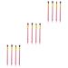 Shop Minkissy 12 Pcs Foundation & Highlighter Makeup Brush Set - Synthetic Hair Pink Glitter Cosmetics Tools for Flawless Makeup - Buy Online on GoSupps.com