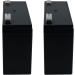 PowerStar 2 Pack 6V 10AH SLA Battery RBC52 for Tripplite | 2 Year Warranty | International Shipping Available - Buy Online on GoSupps.com
