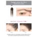 BOM 3 in 1 Triple Edge Eyebrow Pencil - Waterproof Long Lasting Dark Brown #02 with Blender & Spoolie - Shop Internationally - Buy Online on GoSupps.com