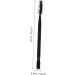 DOITOOL 1PC Eye shadow brush Eyebrow Brush for Women mascara Professional Eyebrow Brush Bamboo Eyelash brush Eyelash Brush Wooden eyelash brush eyebrow brush major M Black - Buy Online on GoSupps.com