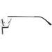 Eyekepper Quality Metal Half Rim Reading Glasses - Black +1.25 | Stylish Spring Hinge Specs for Comfortable Reading - Ship Worldwide - Buy Online on GoSupps.com
