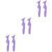 POPETPOP Eyelash Tool 6 pcs Guard Women Resina Beginners Mascara Stencils Para Guide Aid Supplies Winged Silicone Tool