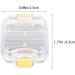 Exceart 5PCS Transparent Membrane Tooth Boxes with Locking - Prosthesis Storage Solution - Buy Online on GoSupps.com