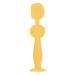 Gentle Diaper Cream Spatula | Baby Bottom Cream Applicator | Soft Silicone Suction Base (Yellow) - Buy Now for International Shipping! - Buy Online on GoSupps.com
