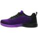 Pyramid Women's Path Lite Bowling Shoes 7.5 Black/Purple - Seamless Mesh Design - Buy Online on GoSupps.com