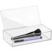 MDesign Large Cosmetics Organizer Box with Lid | Perfect Makeup Storage for Nail Polish & Powder | Transparent Makeup Organizer - Buy Online on GoSupps.com