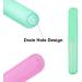 CCLKHY Portable Toothbrush Case - 2 Pack Travel Toothbrush Covers in Pink & Green | Protective Toothbrush Box for Family - Buy Online on GoSupps.com