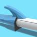 Wazor Ceramic Mini Curling Wand - Portable 1 Inch Curling Iron for Short Hair & Travel | Fast Heat-up & Auto Shut Off - Buy Online on GoSupps.com