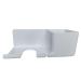Hair Dryer Organizer | Adhesive Hair Dryer Hanger Blow Dryer Holder | Mark Hair Styling Care Tool Organizer with 3 Compartment and Plug Hook for Wall Second Generation Hair Dryer Rack White
