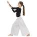 Eurotard Child Palazzo Pants Small-Medium White