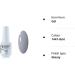 Vishine 8ml Gelpolish UV LED Soak Off Varnish Color Gel Nail Polish Manicure Salon Grey #1441 1441-8ml - Buy Online on GoSupps.com