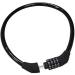Sanwo Security Bike Lock - 4 Digit Resettable Combination Cable Lock for Bicycle - 2ft x 1/2in - Black - Buy Online on GoSupps.com