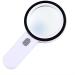 High-Definition Optical with Lamp Reading 30 Times The Large Double-Lens 100MM Antique Hand-held Magnifying Glass Made in China