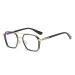 Stylish Computer Readers Eyeglasses Sturdy Reading Glasses Anti UV Flat Light Mirror for Women/Men +150 Black-gold