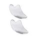 FOMIYES 2pcs Facial Massager Muscle Scraper Tools Facial Beauty Tool Buffalo Horn Crystal Scraping Tablets