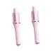 Beavorty 2pcs Fully Automatic Hair Curling Iron Hair Curler Tool Pink Nylon 32.50X5.50X5.50CMx2pcs Pinkx2pcs