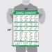 QUICKFIT Barbell Exercise Poster Laminated 18x24 for Kids Room | International Shipping Available - Buy Online on GoSupps.com