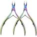 Cuticle Scissors - 1pc Rainbow Cuticle Nipper Chameleon Nail Cuticle Nipper Clipper Cutter Dead Skin Remover Manicure Nail Art Tool - Buy Online on GoSupps.com