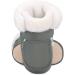 LACOFIA Baby Winter Booties Shoes - 12-18 Months, Gray | Infant Anti-slip Soft Sole Slipper Booties Crib Shoes - Buy Online on GoSupps.com