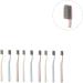 Buy HOMSFOU 9 Pcs Wooden Straw Travel Toothbrush Set - Eco-Friendly & Portable | International Shipping Available - Buy Online on GoSupps.com
