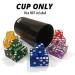 Dice Stacking Cup - Professional Straight Cups Black - Magic Tricks Accessories - Buy Online on GoSupps.com
