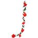 Zerodeko 3pcs String Artificial Flower Garland Decorated Garland Christmas Flower Garland Holiday Garland Office Decorations Christmas Garland Guirnaldas Para Ornament Window Flower Vine As Shownx3pcs mediumx3pcs - Buy Online on GoSupps.com