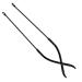 Munani glasses arm leg glasses replacement glass of glasses glasses spectacle replacement accessories 1 pair of vintage-metal-sun-sonnen replacement bars glasses frame brackets black