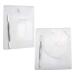 Minkissy make-up pallets 2 sets palette handmade rings make-up base mixing tablet for manicure color make-up color mixing plates make-up coloring panel acryl foundation white nail ring