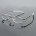 Flexible Unisex Rimless Reading Glasses - Ultralight Gray TR90 Readers 0.5 Diopters 50mm - International Shipping Available - Buy Online on GoSupps.com