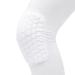 Unisex Knee Brace - Lengthened Anti-Collision Compression Sleeve for Basketball Football Tennis Running | Microfiber Fabric with Hex Cushion | M Size (160-175CM Height) - White - Buy Online on GoSupps.com