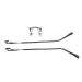 Celika replacement nose broken glass accessories 1 pair of metal glasses brackets nose bridge replacement kit 1-hole-rimless glasses repair-parts kit gray