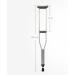 Crutches for Adults Underarm Underarm Crutches for Adjustable Aluminum alloy Underarm Adjustable Non- slip Crutch Pair for Adults and Teenager Great for Travel or Work Selfless dedication - Buy Online on GoSupps.com