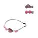 XIAHIOPT Punk Sequins Star Shape Hair Clip and Hairband Hair Clip Taking Photo for Woman Girl Spring -Slip Tiaras 1